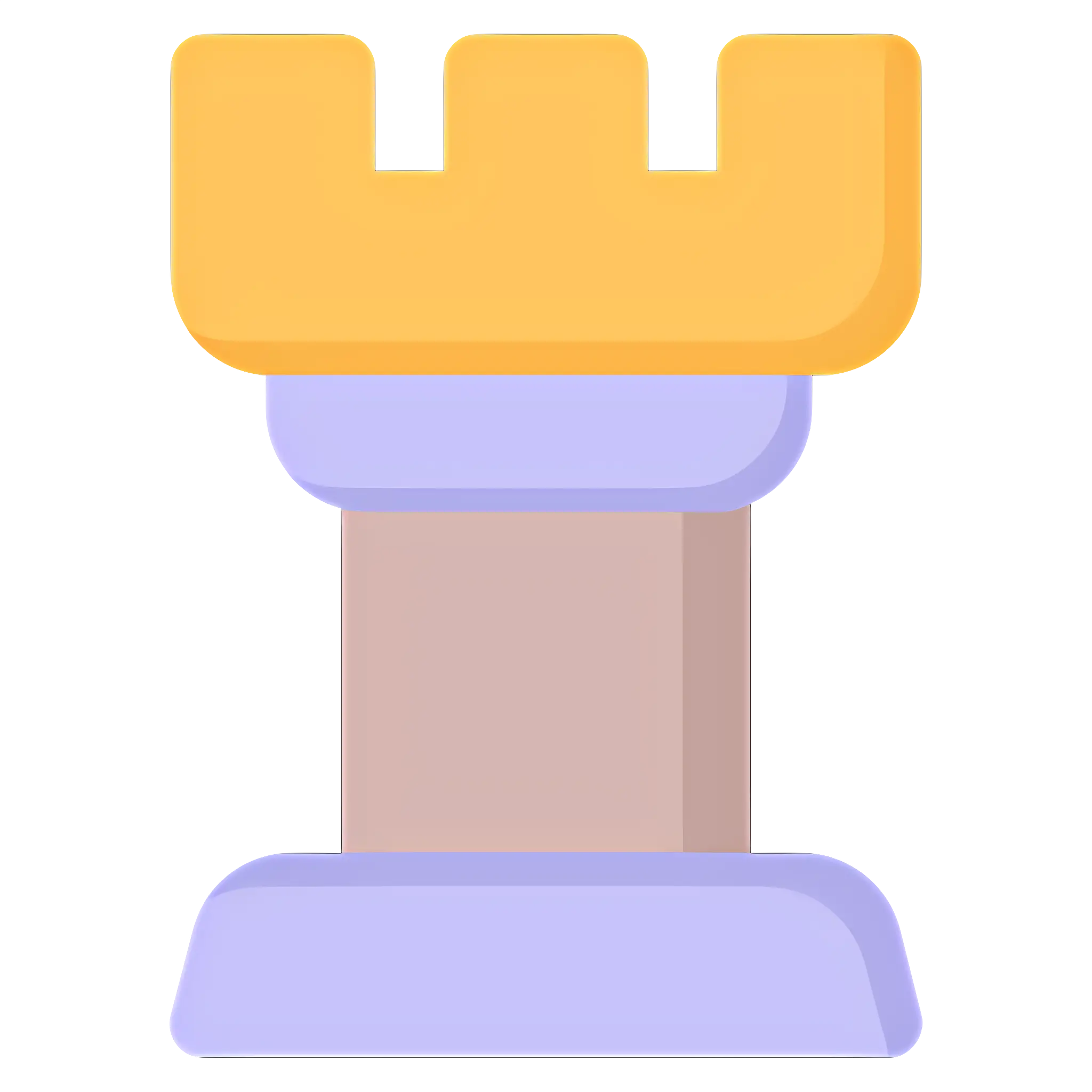 Chess Rook Game Piece