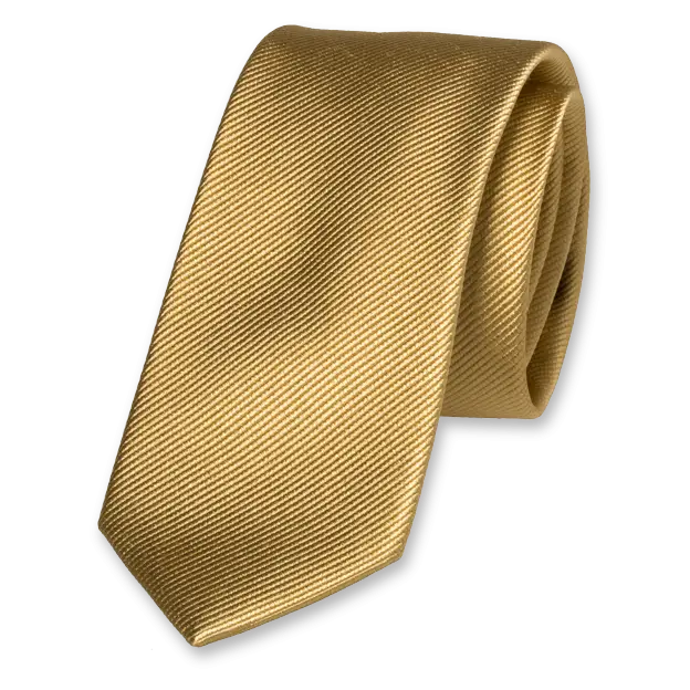 Golden Tie Close-Up