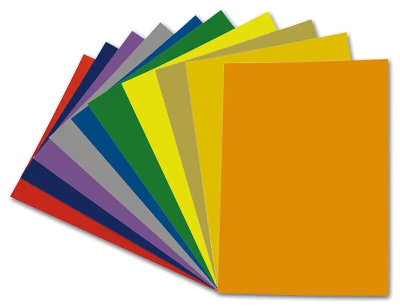 Vibrant Colorful Paper Craft Sheets