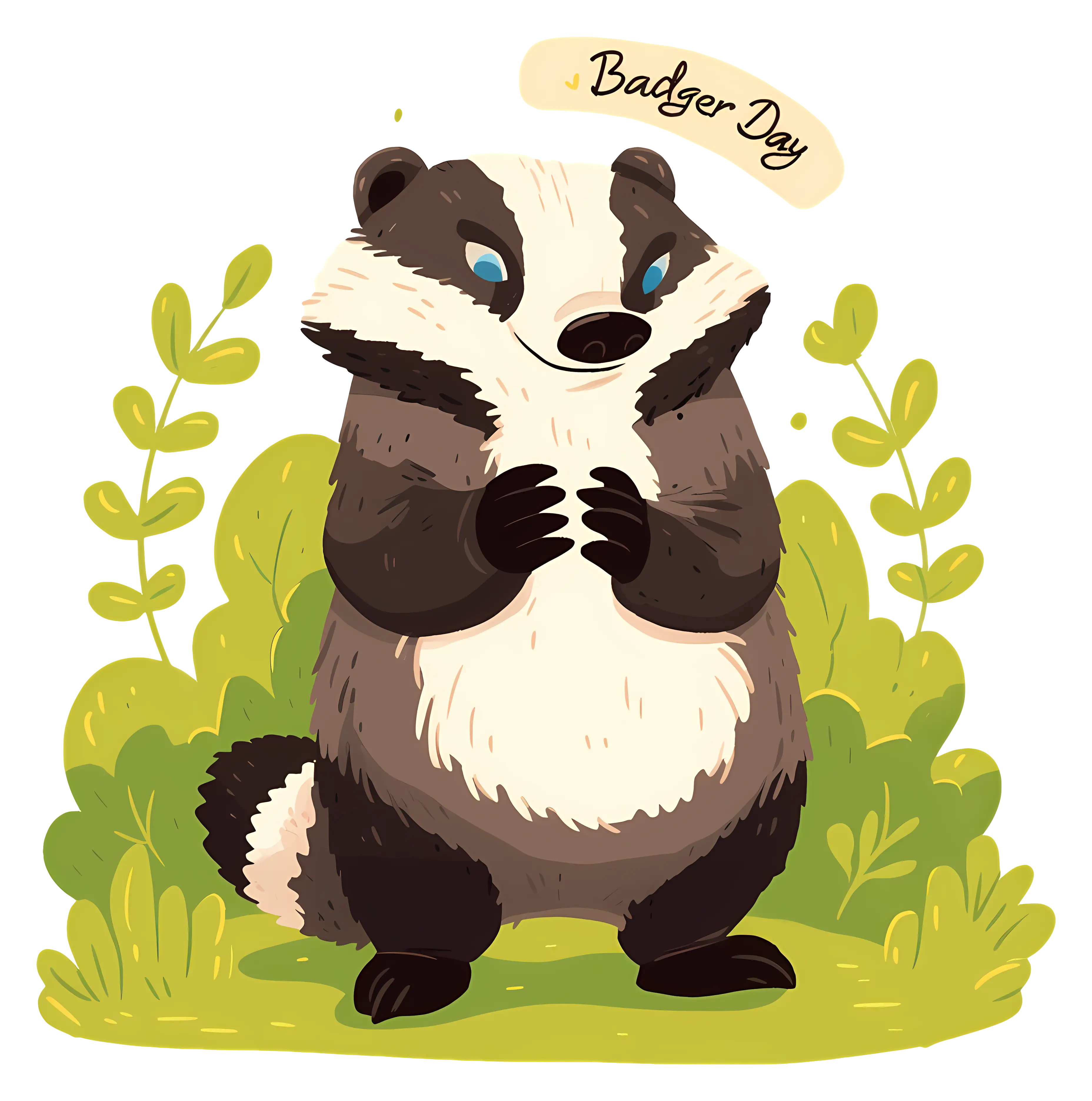 Badger in Nature for Badger Day
