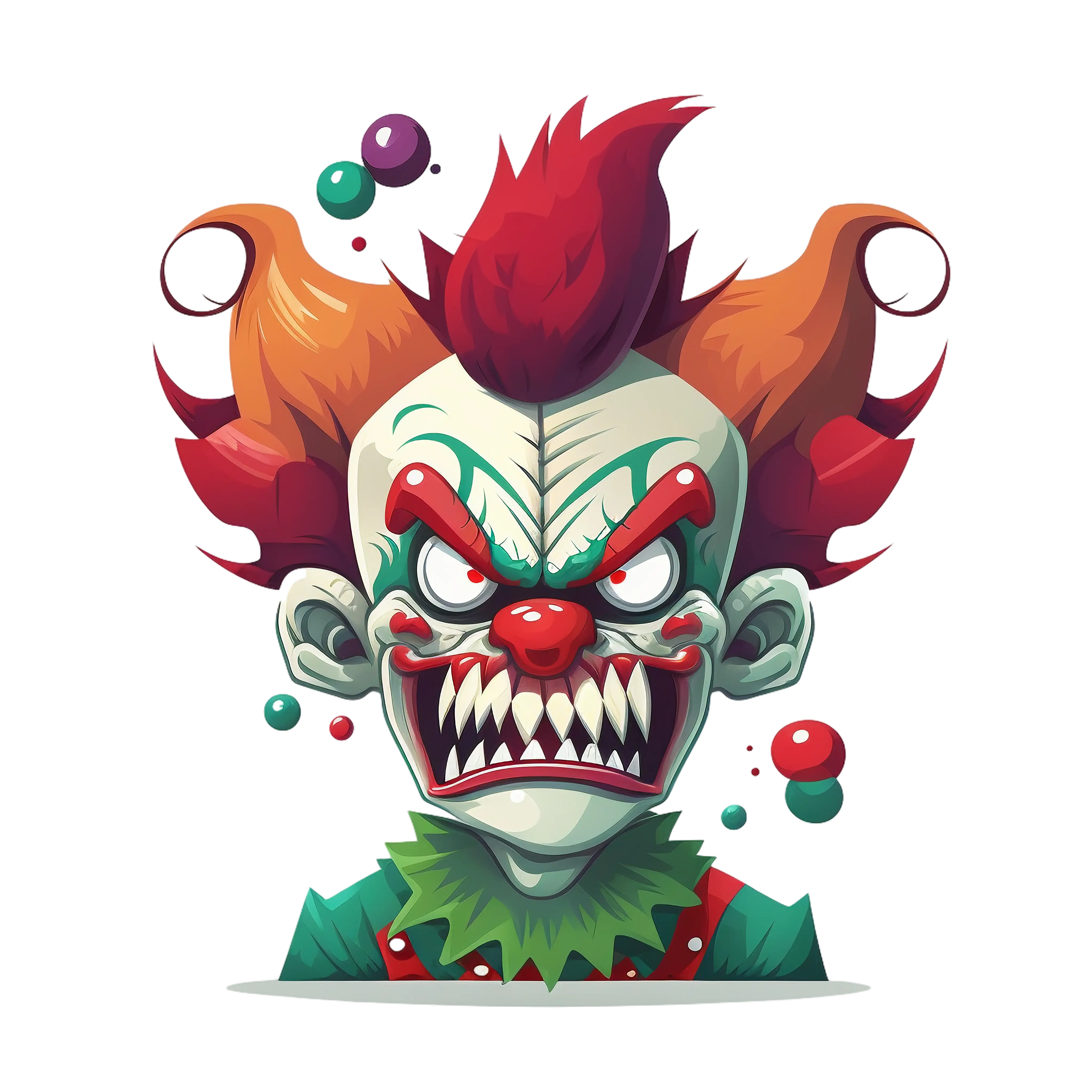 Angry Clown Character
