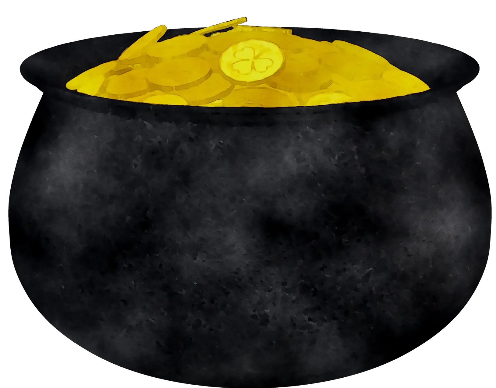 Pot of Gold Coins for Prosperity