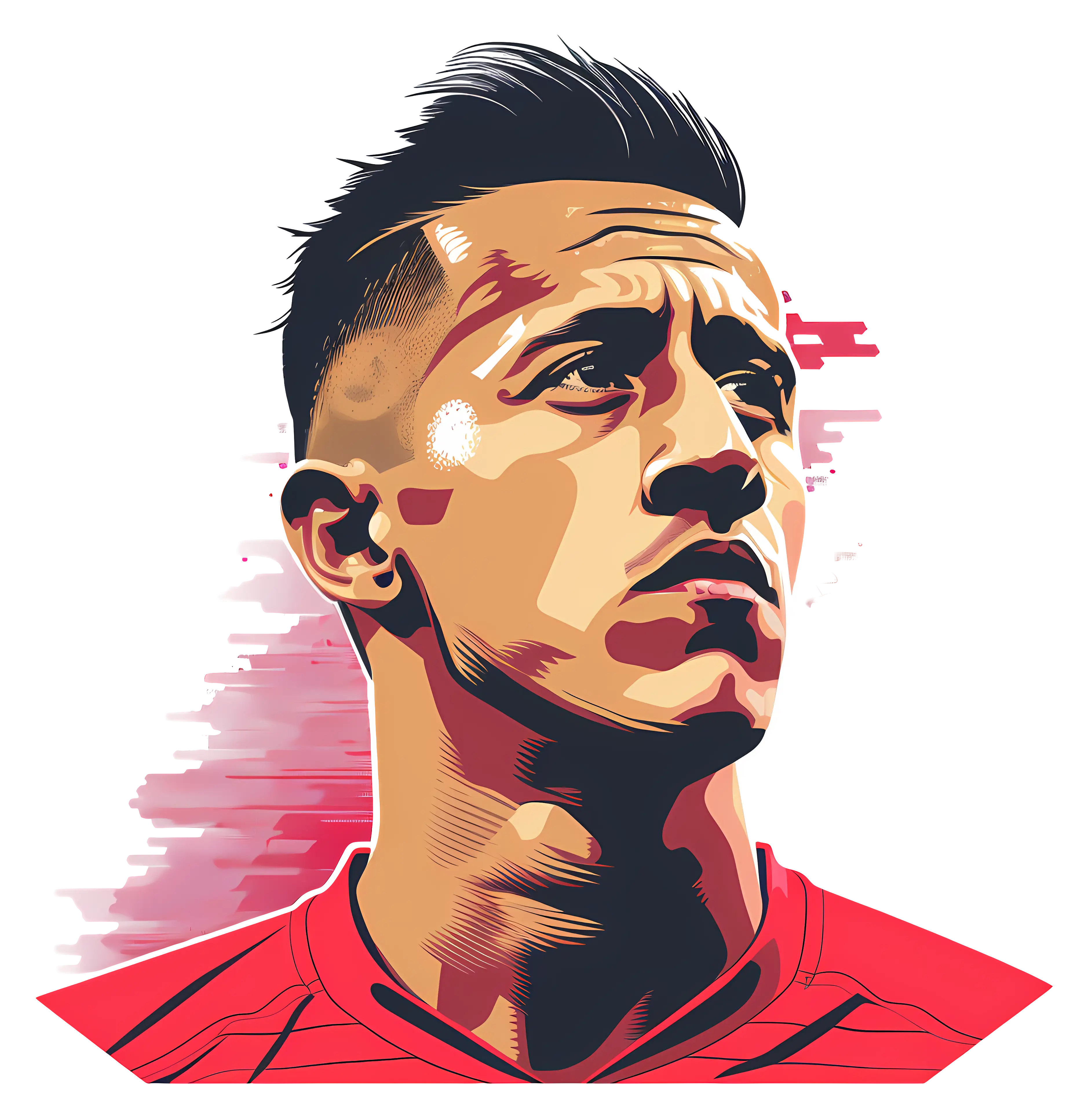 Man Portrait Digital Illustration