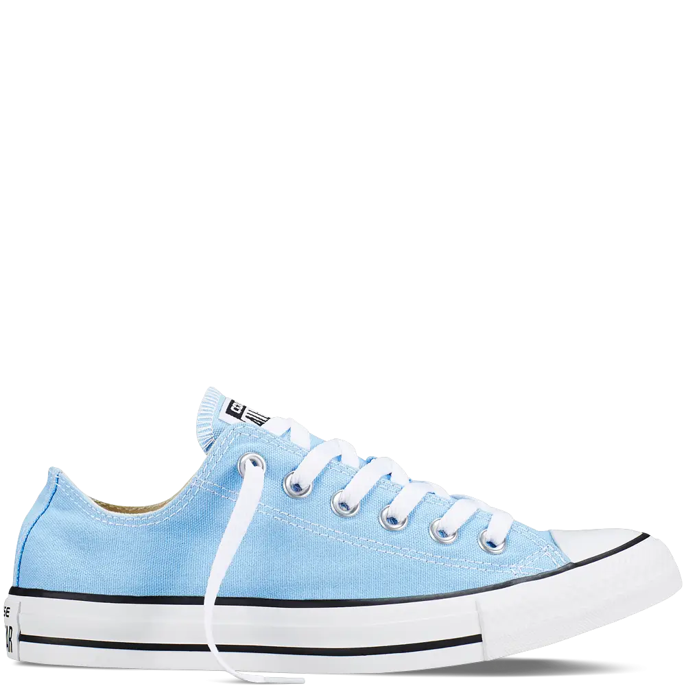 Light Blue Sneaker on Transparent Background