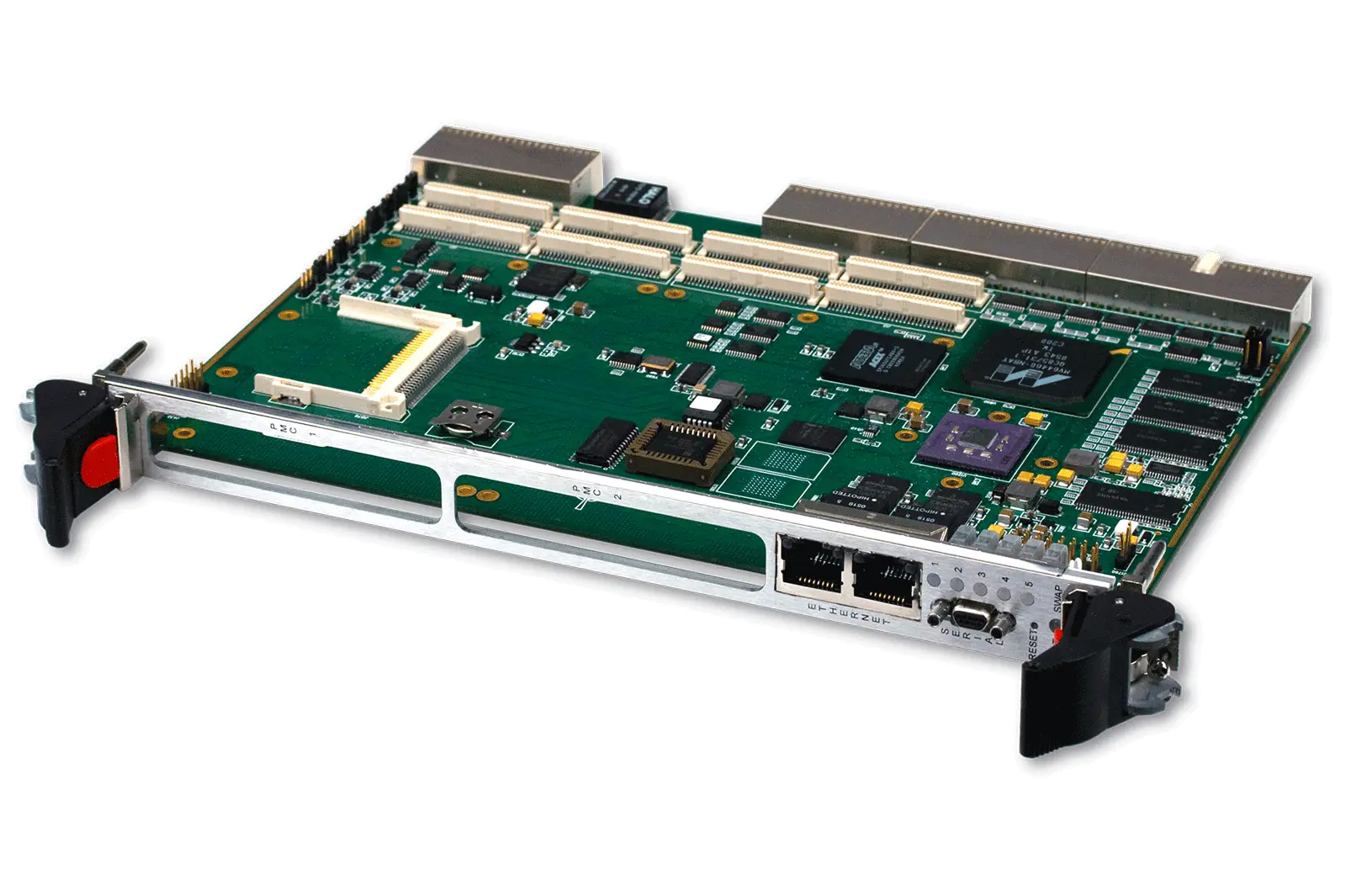 Computer Circuit Board with Connectors
