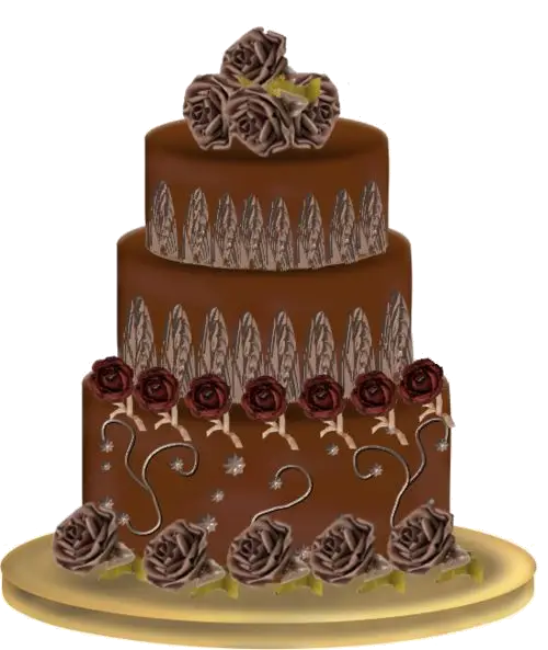 Decorative Chocolate Cake