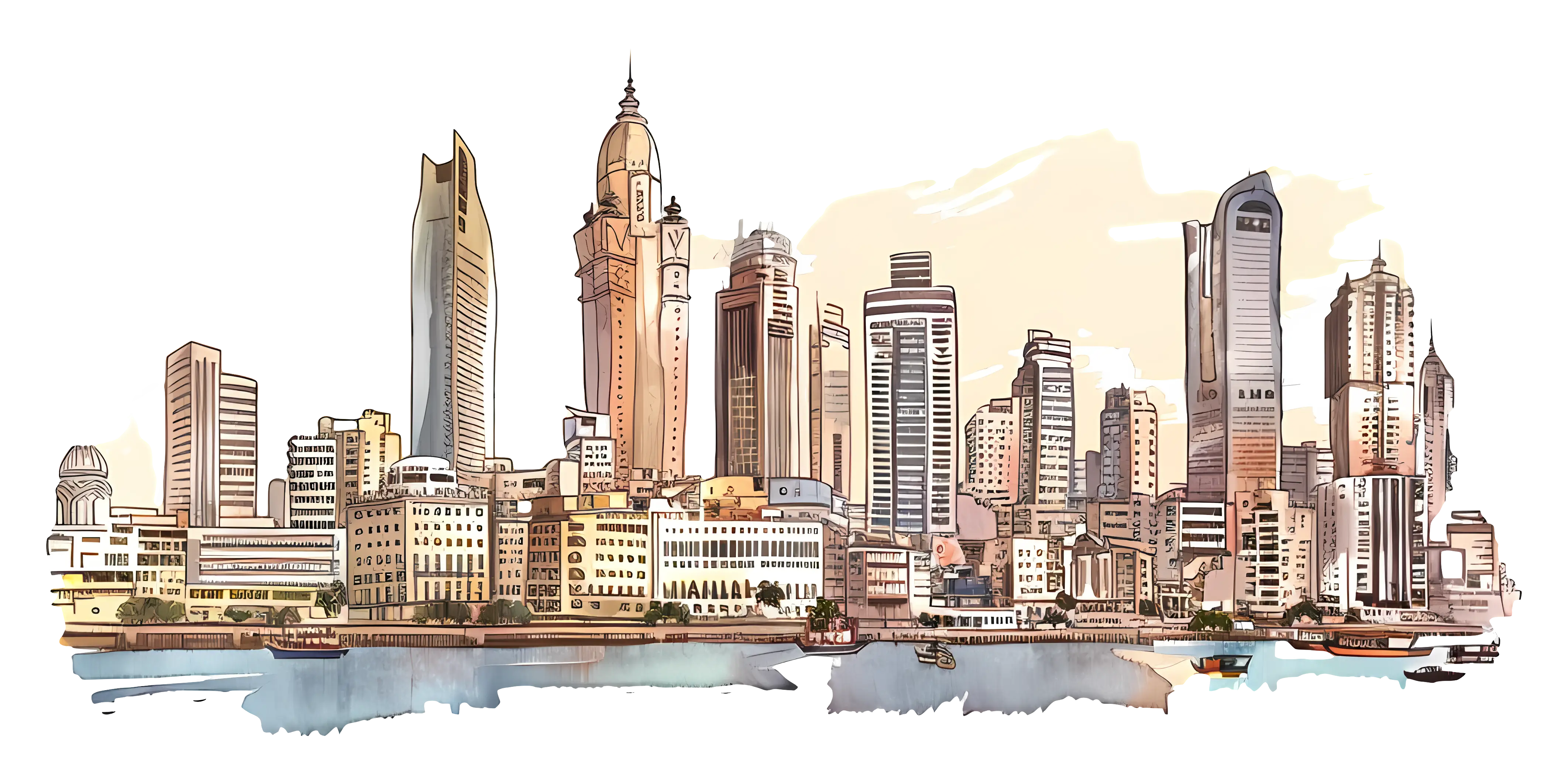 Modern City Skyline