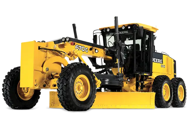 Heavy Construction Grader Vehicle