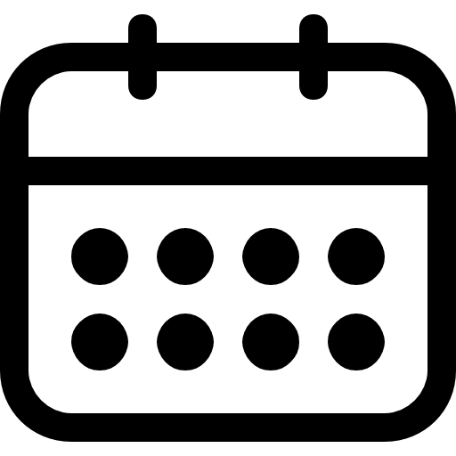 Minimalistic Calendar Icon