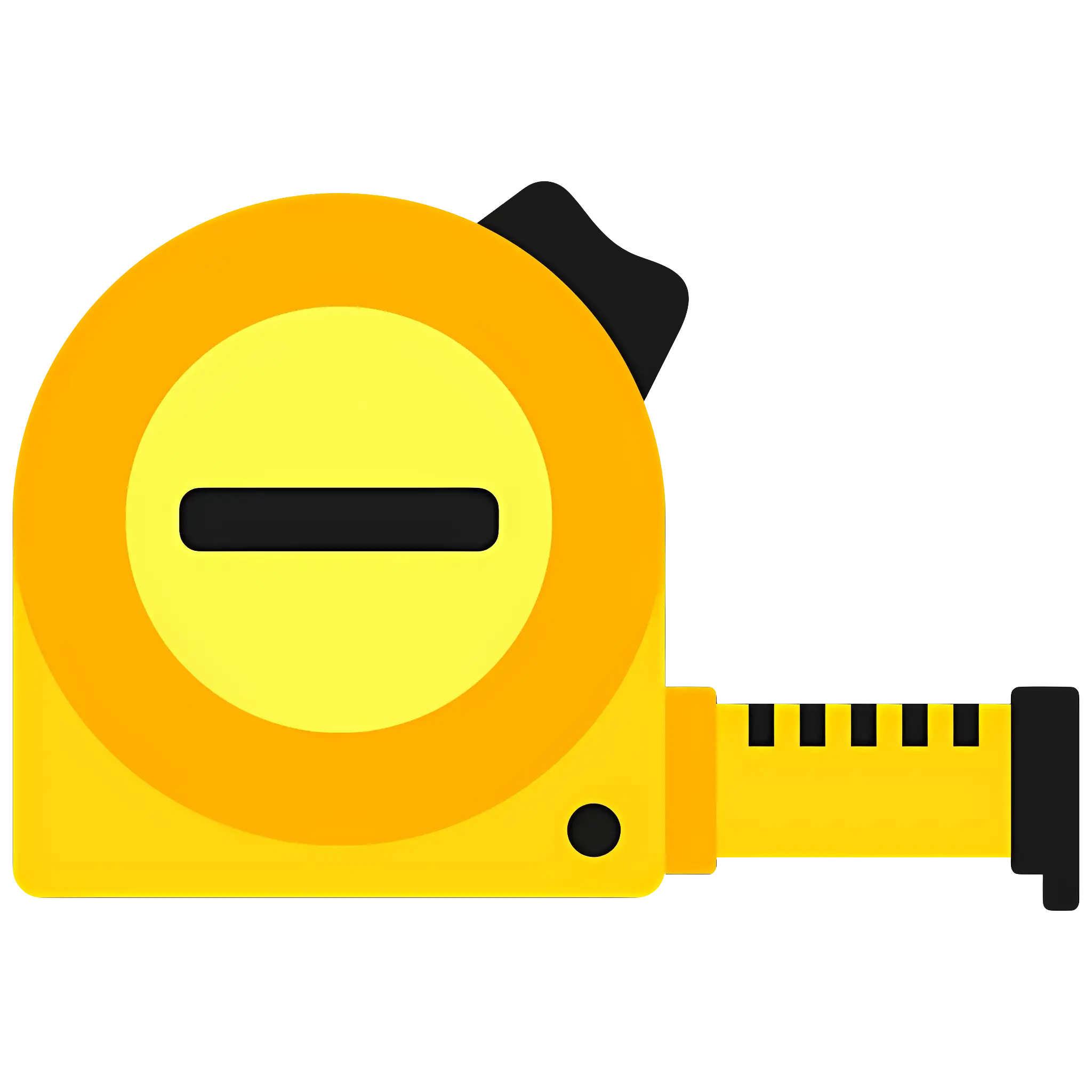 Yellow Tape Measure for Construction and Carpentry