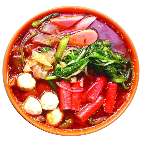 Spicy Noodle Soup Bowl