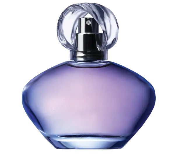 Elegant Blue Perfume Bottle