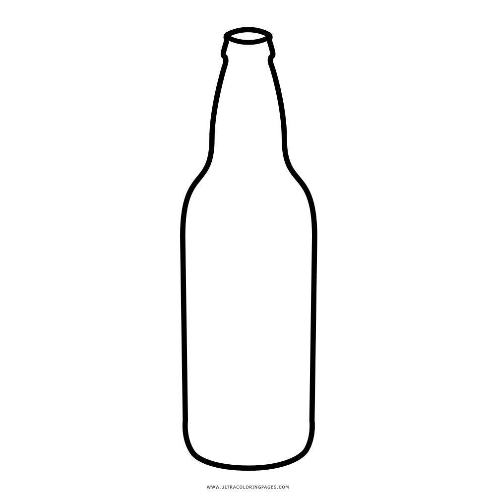 Iconic Bottle Outline Design