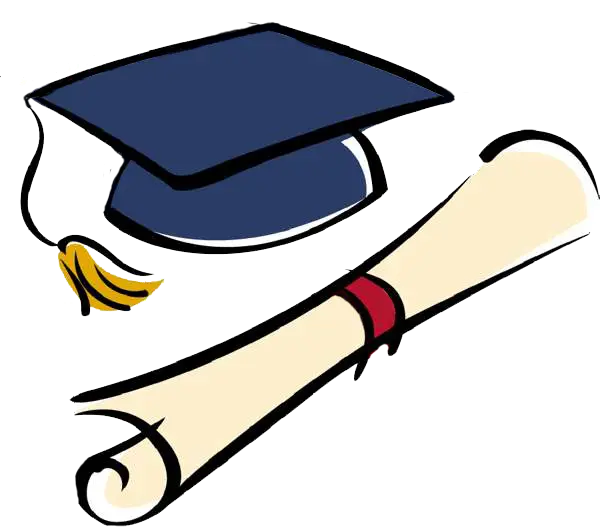 Graduation Cap and Diploma Illustration
