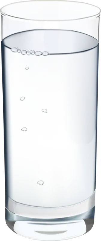 Transparent Glass of Water