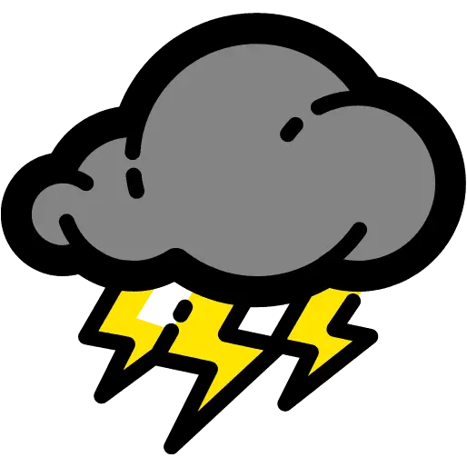 Thunderstorm Cloud with Lightning