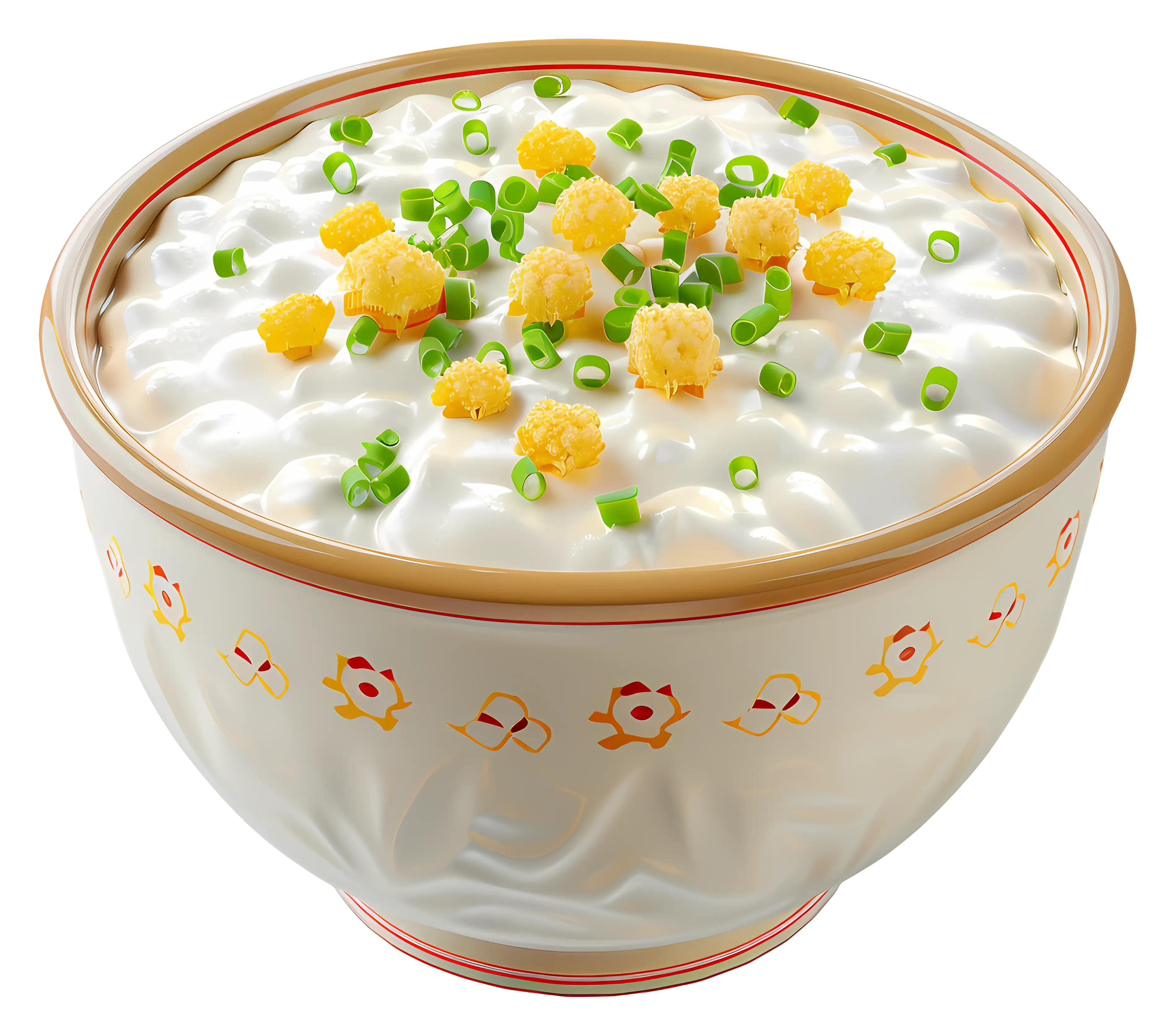 Bowl of Garnished Food
