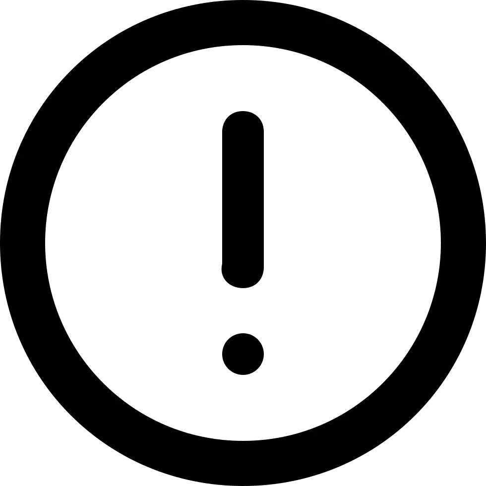 Warning Exclamation Mark Icon
