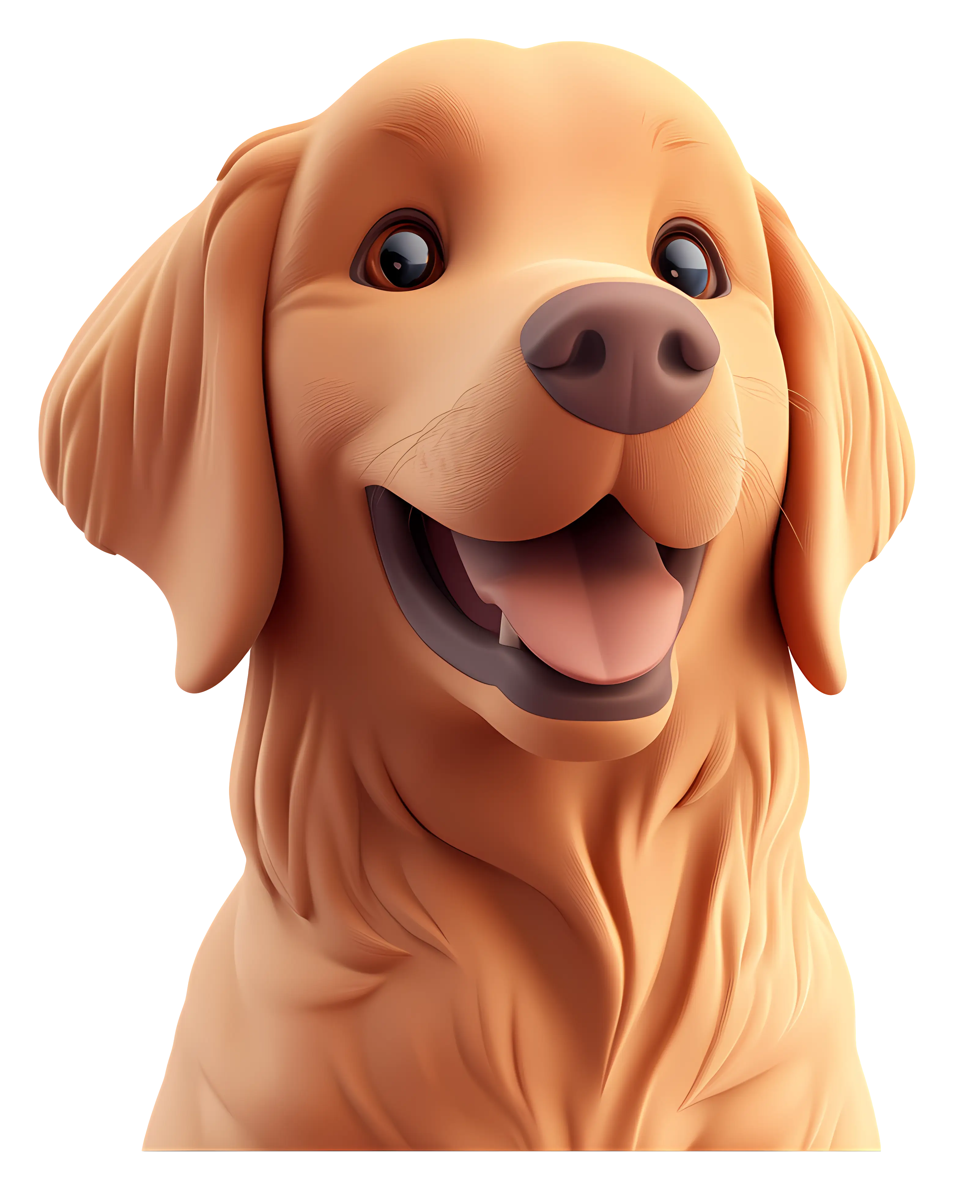 Happy Golden Retriever Dog
