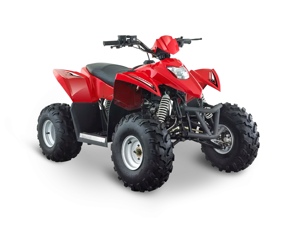 Red ATV Quad Bike for Outdoor Adventure