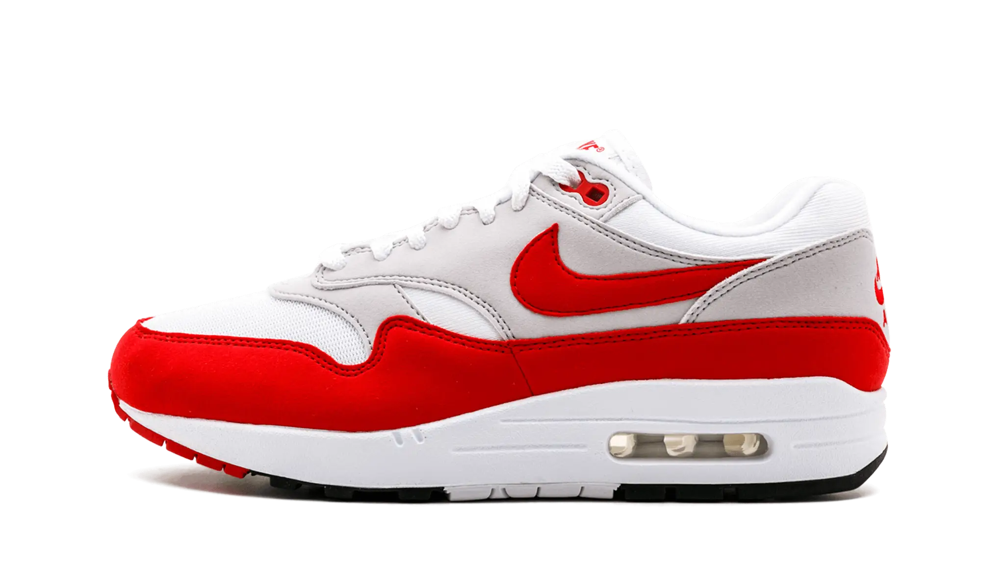 Red and White Sneaker Design