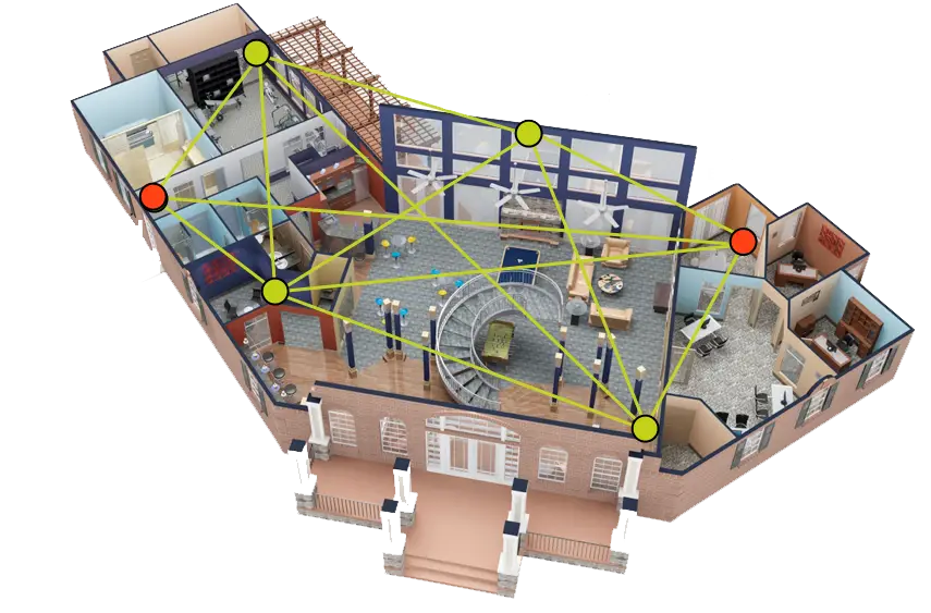 3D House Layout Diagram