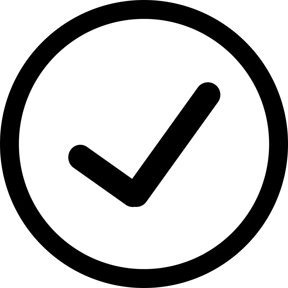 Checkmark Symbol Icon Design