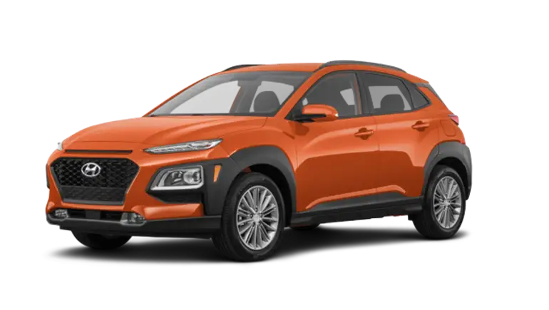 Sleek Orange Compact SUV