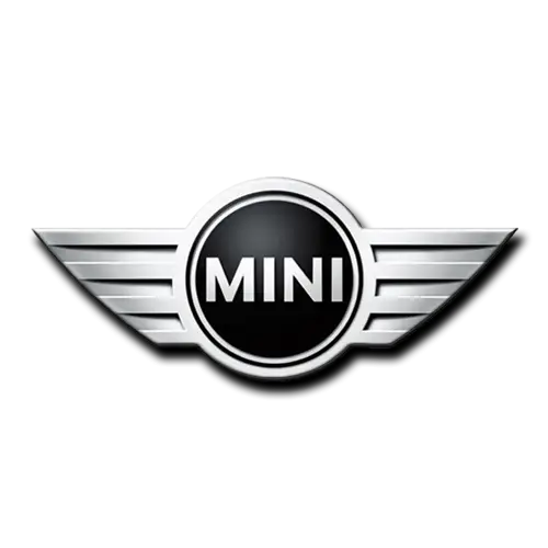 MINI Car Brand Logo with Wing Design
