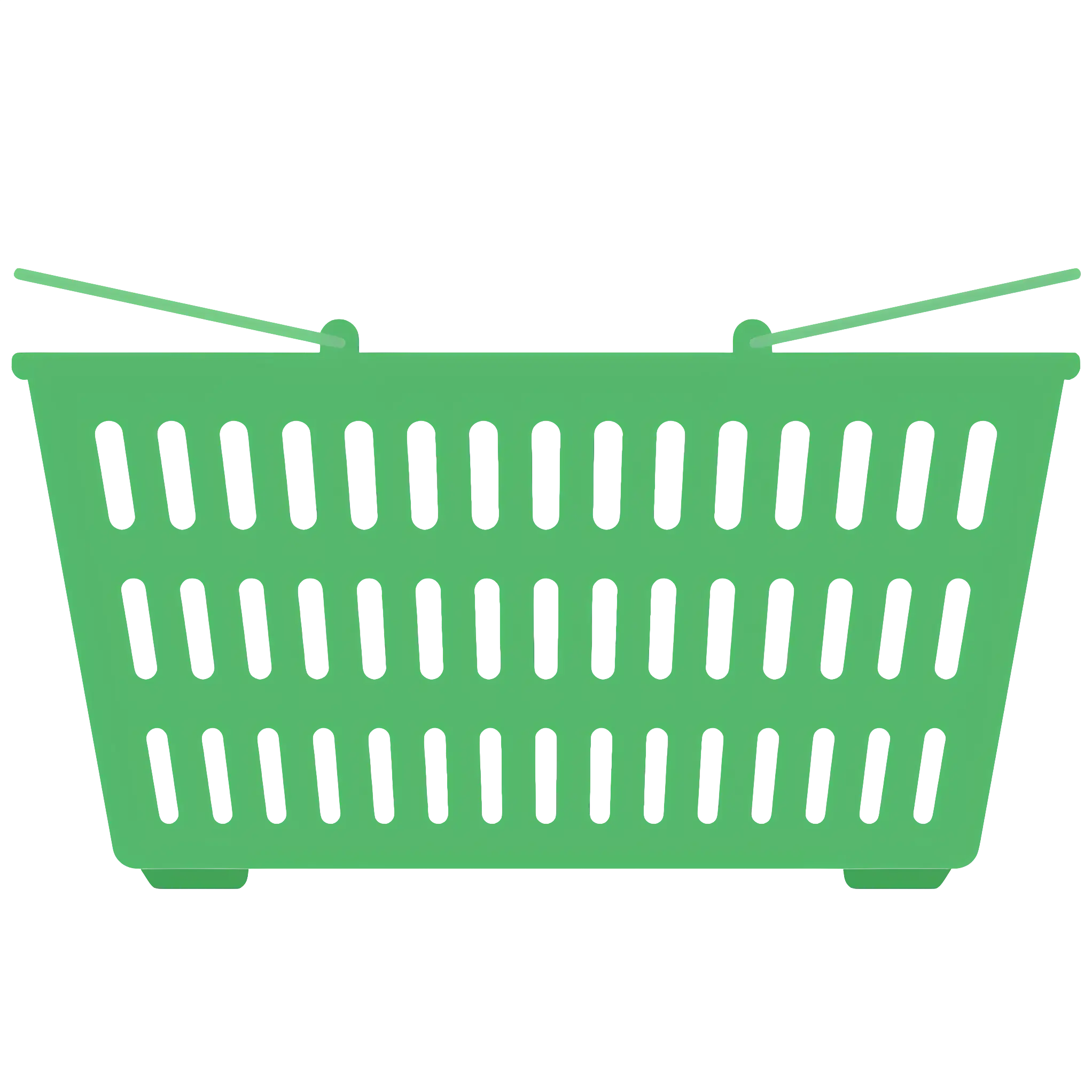 Green Shopping Basket