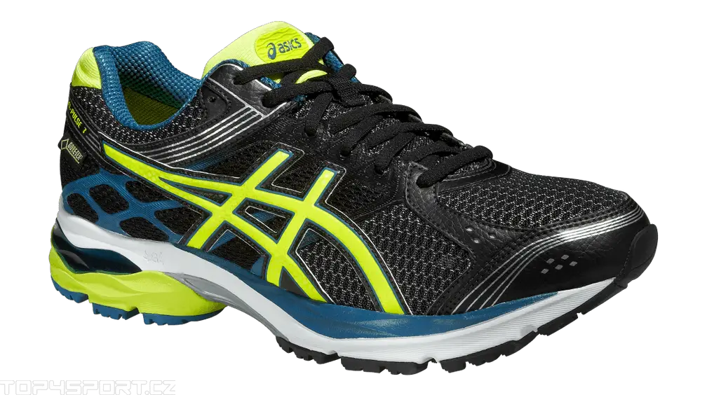 Black and Neon Design Running Shoe