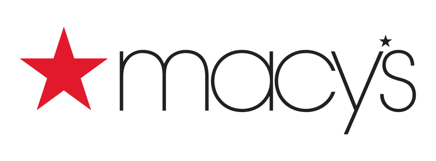 Macy&#039;s logo with red star icon