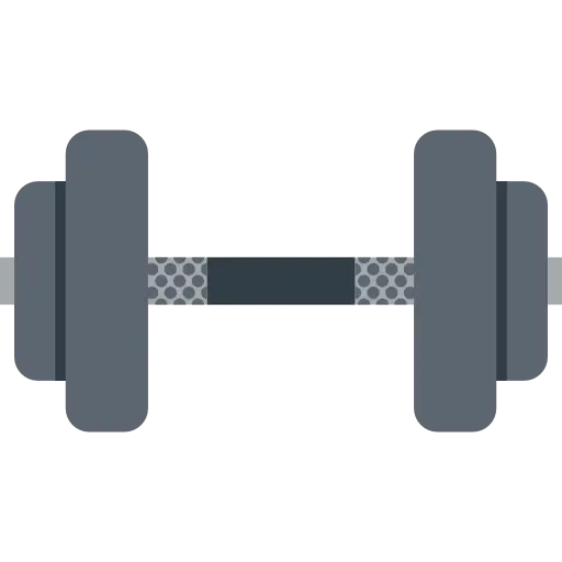 Gray Dumbbell for Strength Training