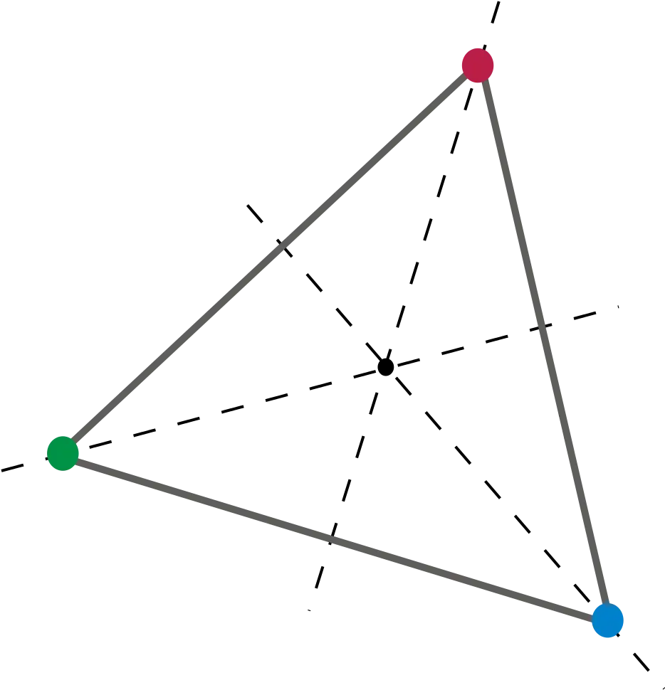 Geometric Triangle Diagram