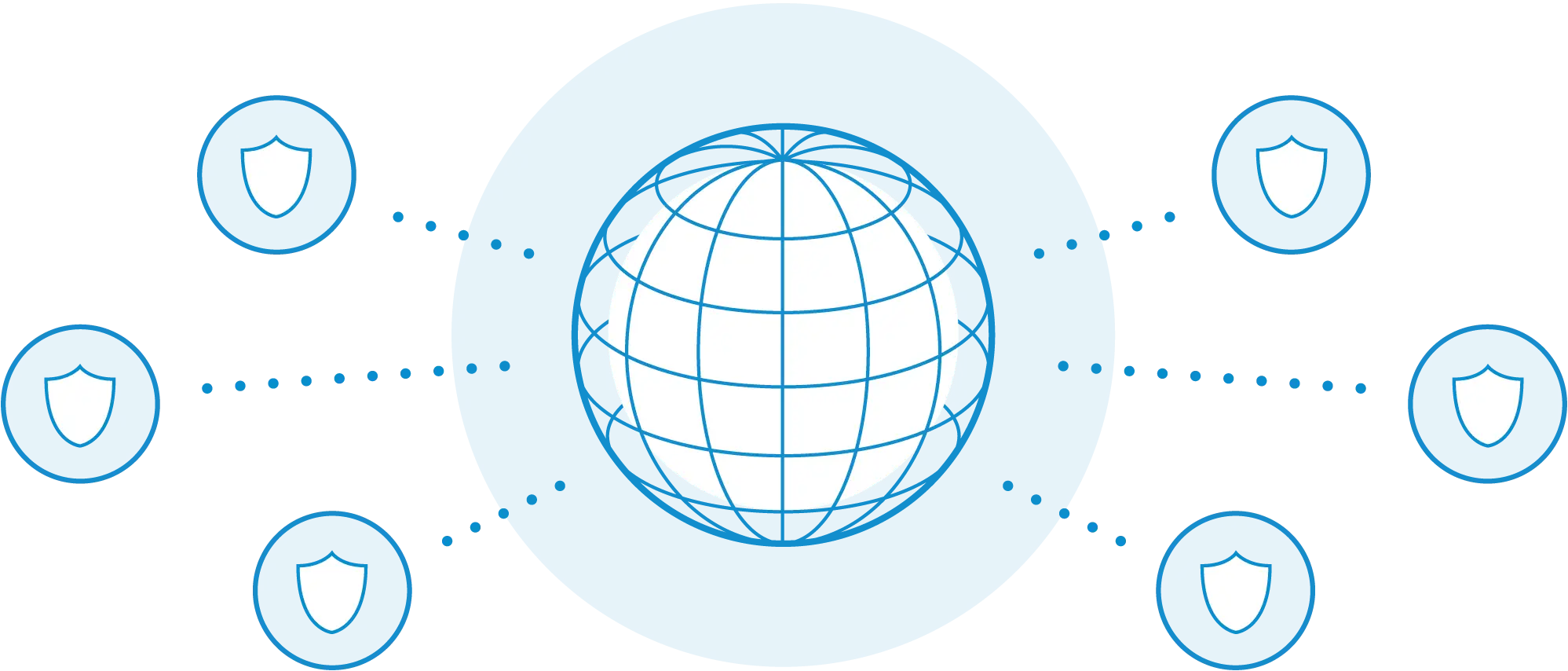 Global Network Security Icon
