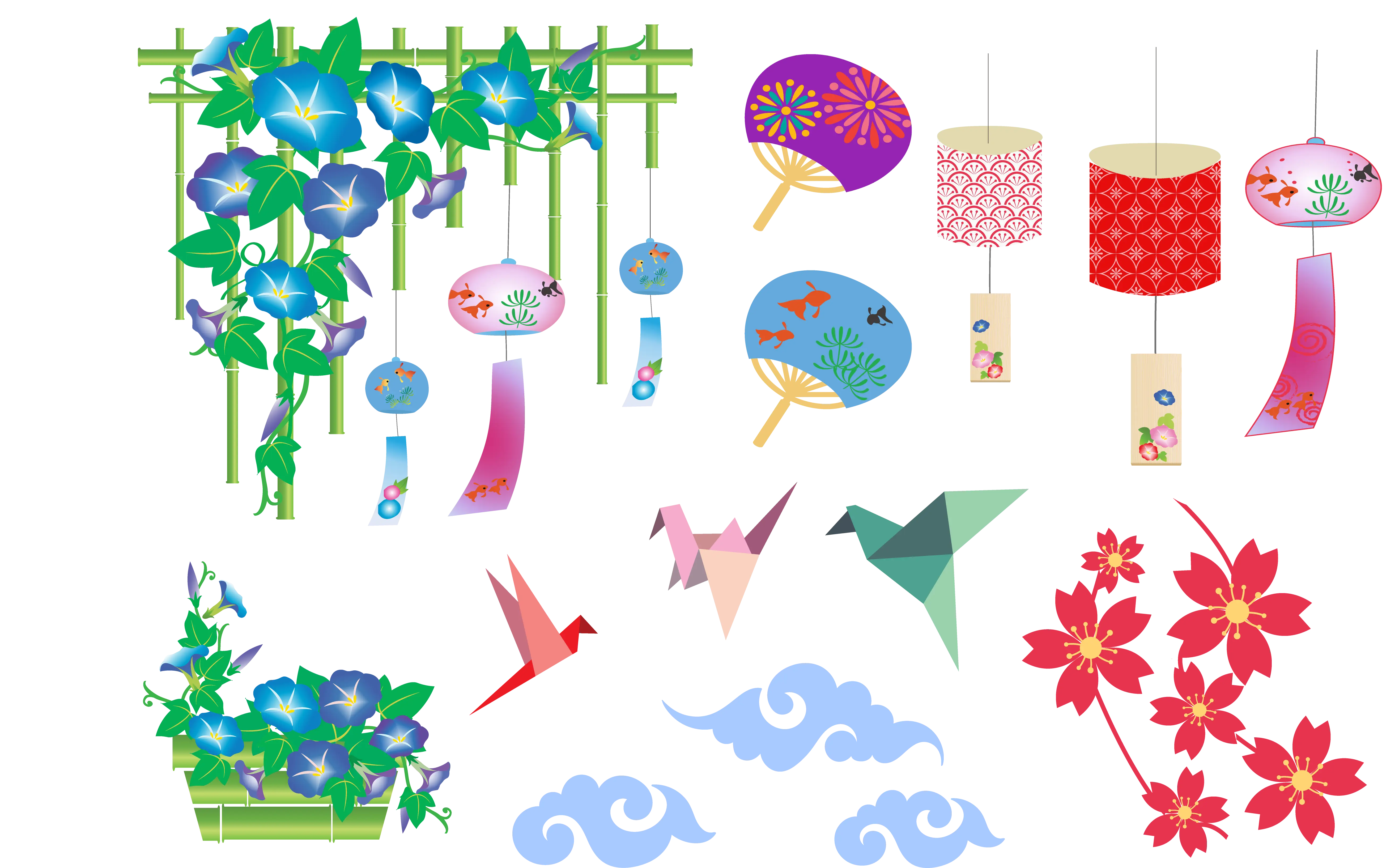 Colorful Japanese Decorations
