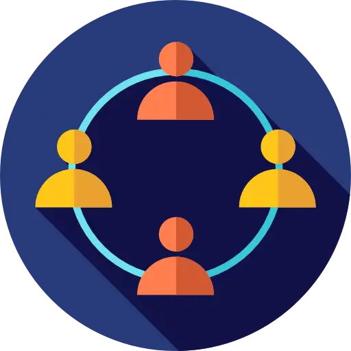 Collaboration Icon Representing Teamwork