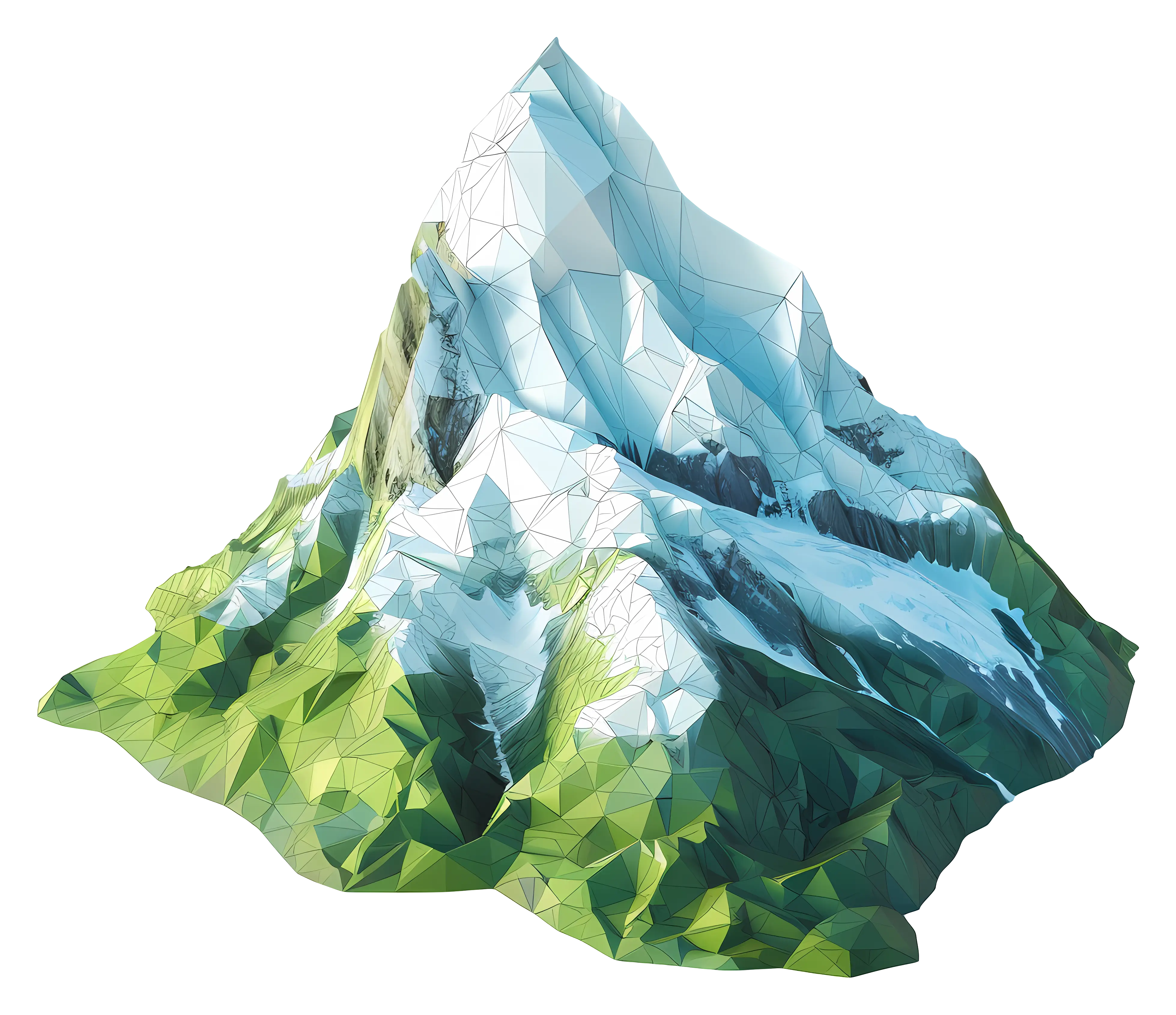 Snowy Mountain Peak