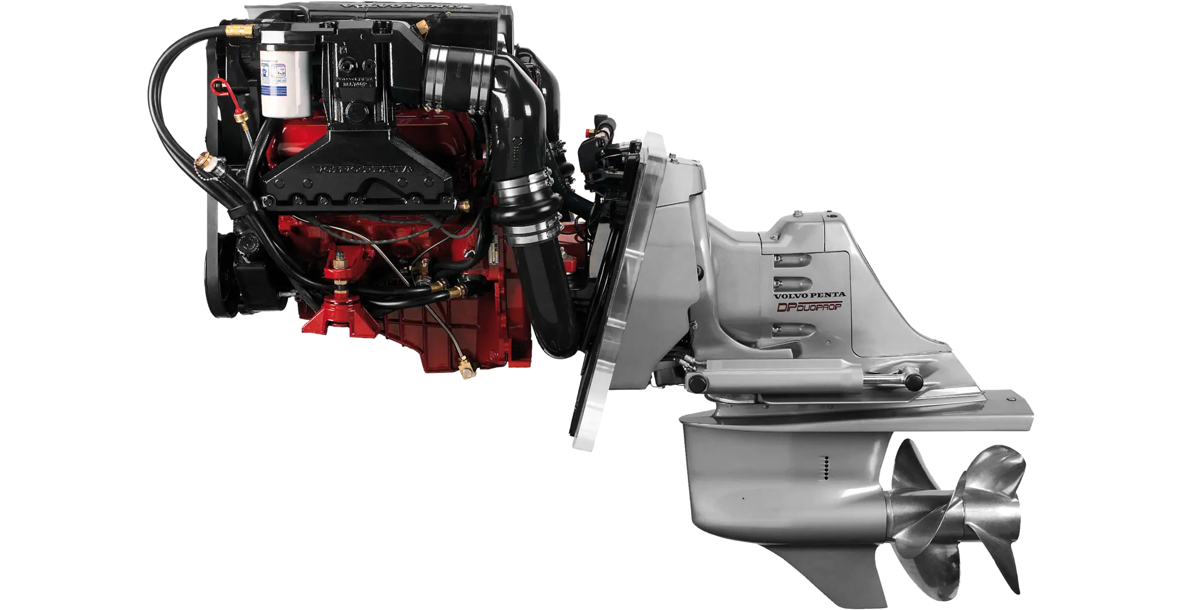 Boat Engine with Propeller