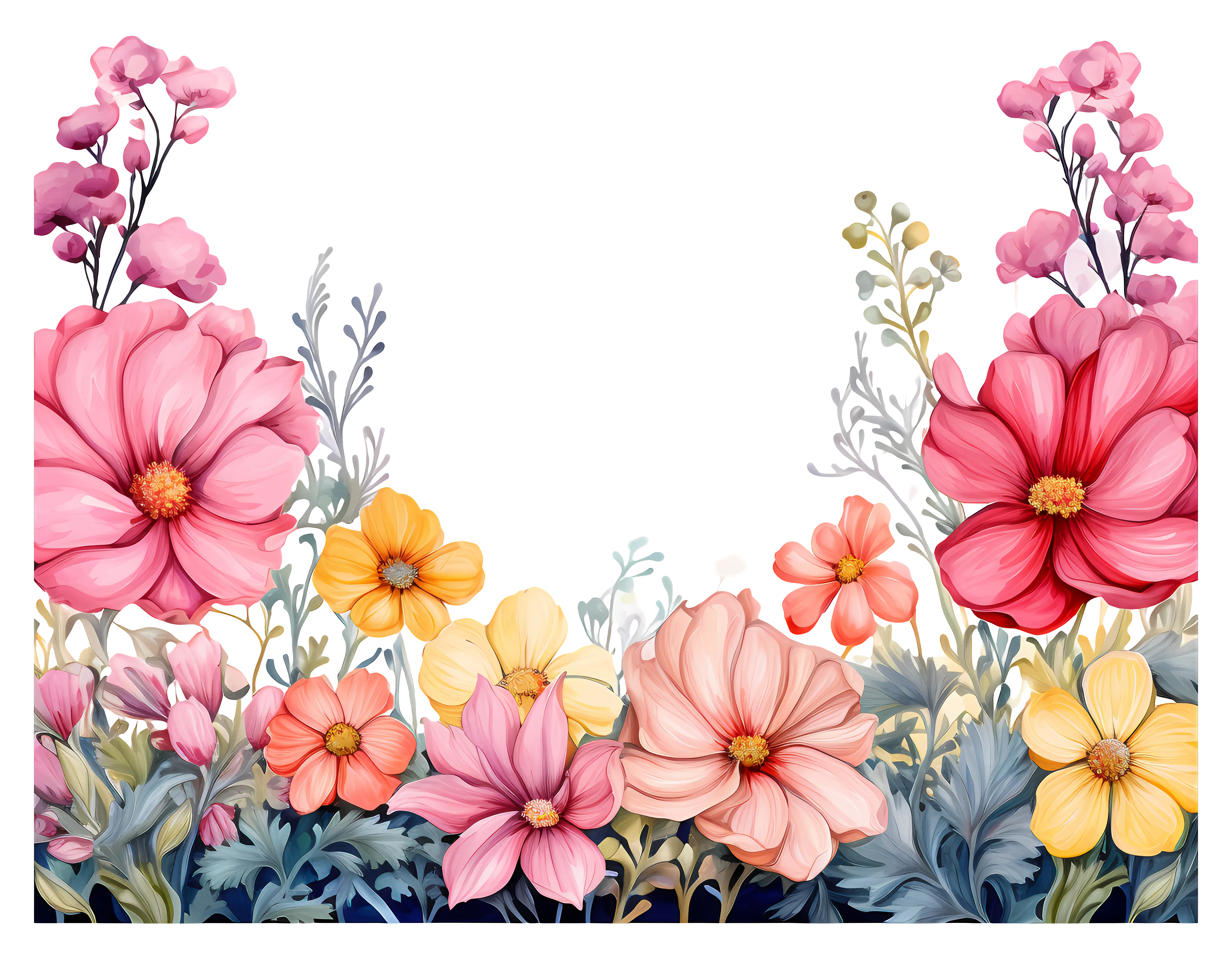 Colorful Flowers in Bloom