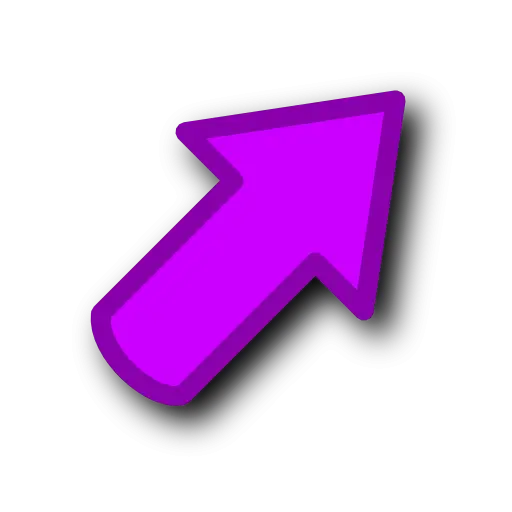 Purple Arrow Symbol