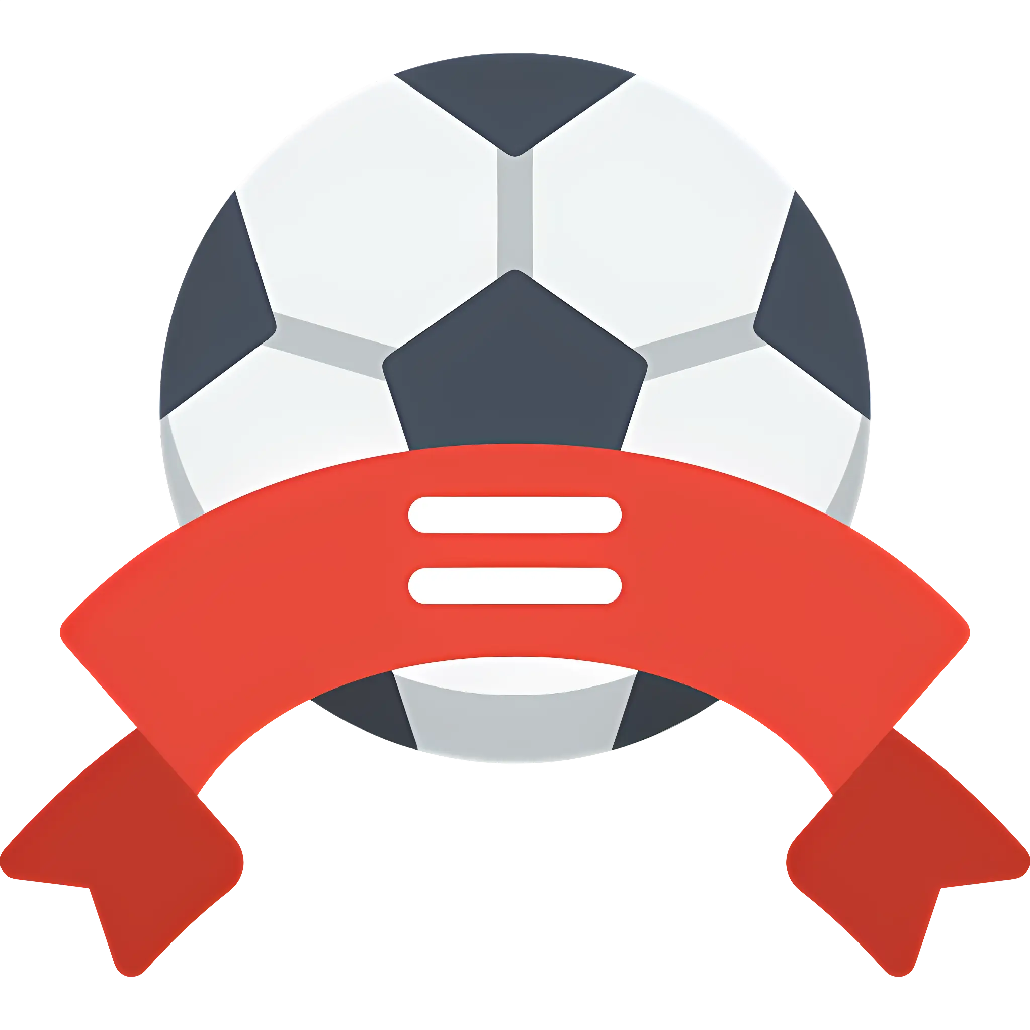 Soccer Ball with Ribbon