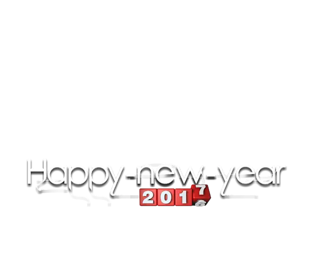 Happy New Year 2017 Celebration Text