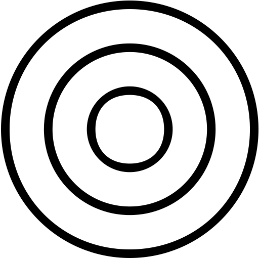 Circular Target Icon Design