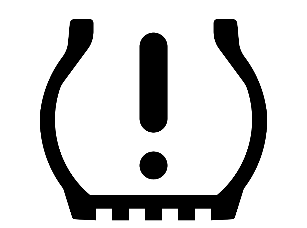 Tire Pressure Warning Icon for Cars