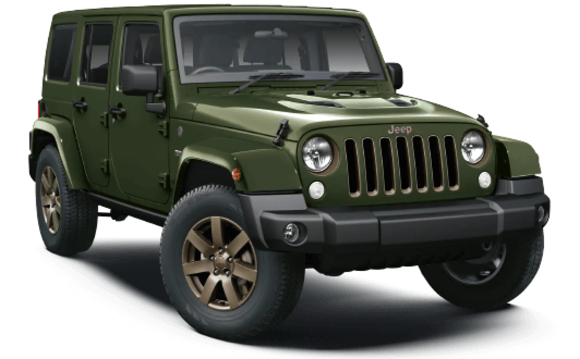 Green Jeep Wrangler for Off-Road Exploration