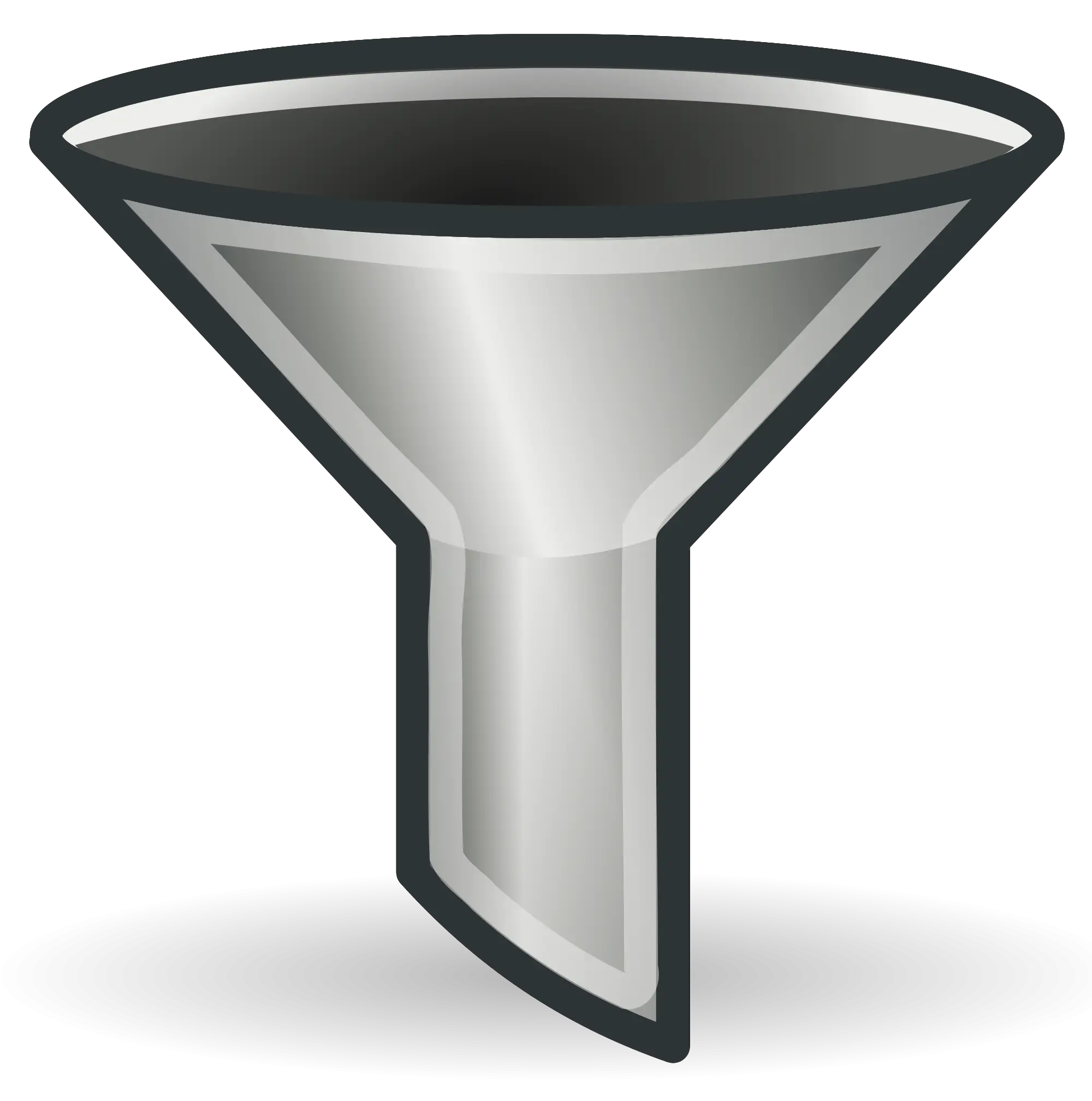 Metal Funnel Illustration