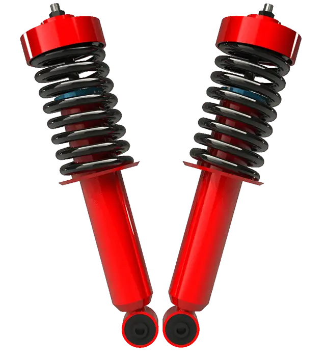 Red Shock Absorbers