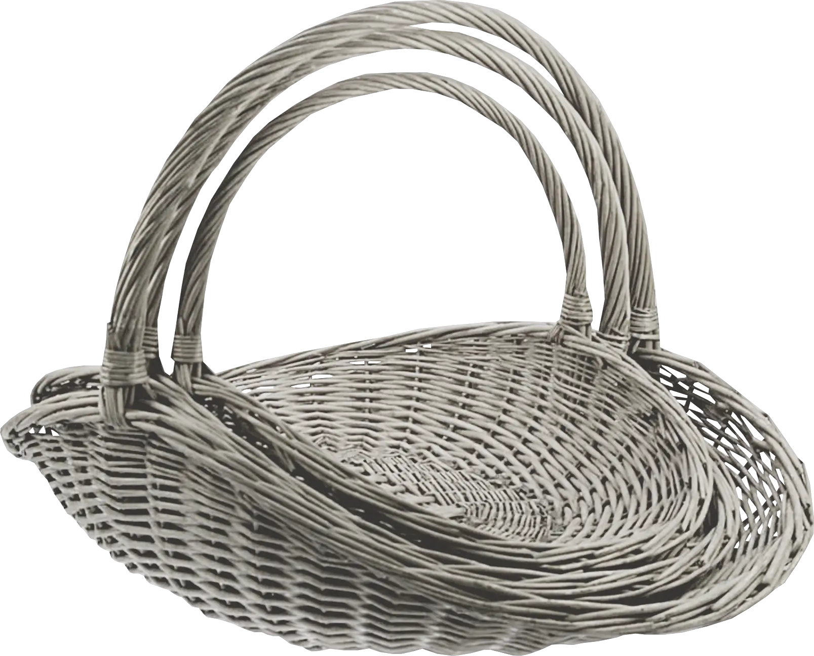 Elegant Woven Basket Made of Natural Material