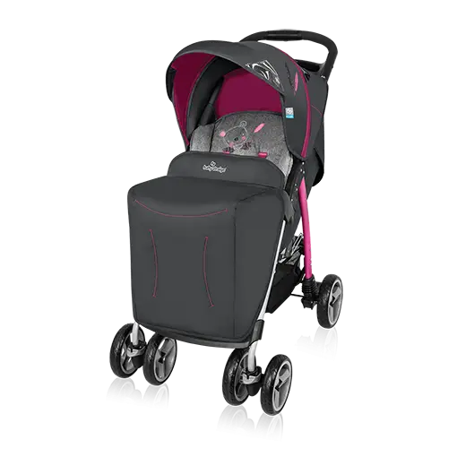 Purple Baby Stroller with Comfortable Design